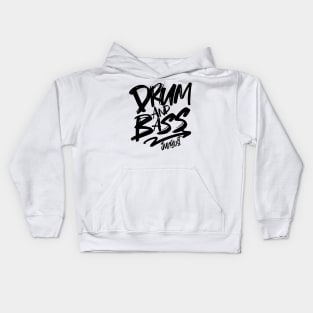 DRUM AND BASS  - Junglist Signature (black) Kids Hoodie